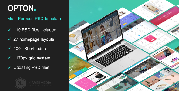Opton - Multi-Purpose PSD Template