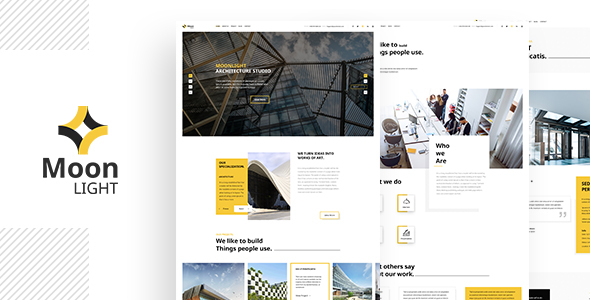 Moonlight - Architecture, Decor & Interior Design PSD Template listing image