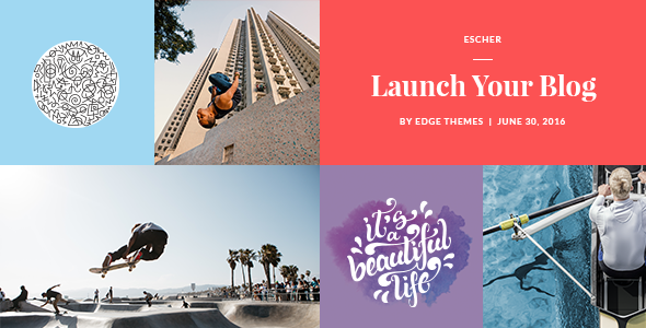 Escher - Blog WordPress Theme