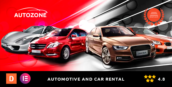 Preview image for Autozone - Auto Dealer & Car Rental WordPress Theme
