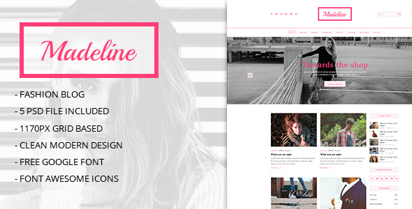 Medeline Multipurpose Blog PSD