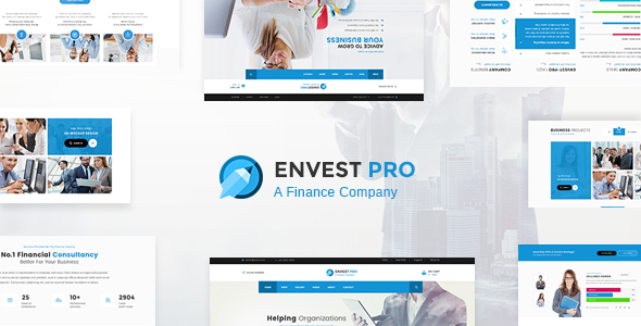 Envest Pro - Business Multipurpose PSD Template