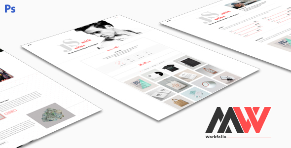 Workfolio - Personal Portfolio PSD Template