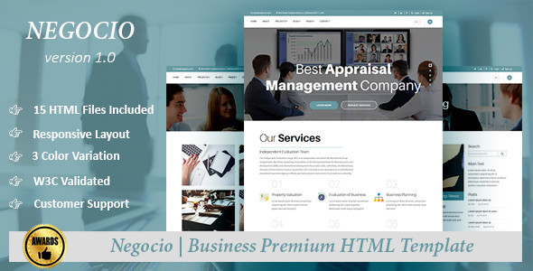Negocio - Business Premium HTML Template