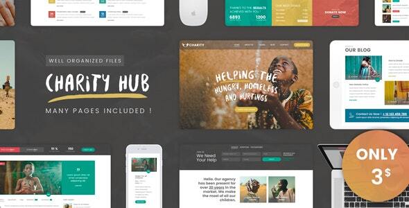 Charity Foundation - PSD Template