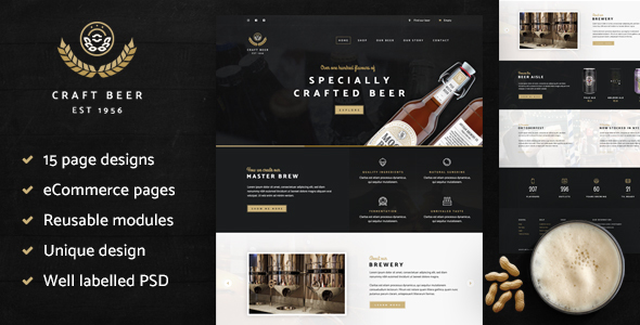Craft Beer Nation PSD listing image