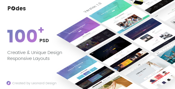 Podes | Responsive Multi-Purpose PSD Template