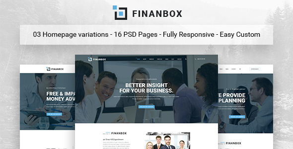Finanbox | Mutil-Concept Business & Financial HTML5 Template