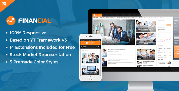 Financial III - Responsive Business Joomla Template
