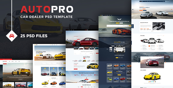 Autopro - Modern PSD Template for Car and Auto Dealers listing image