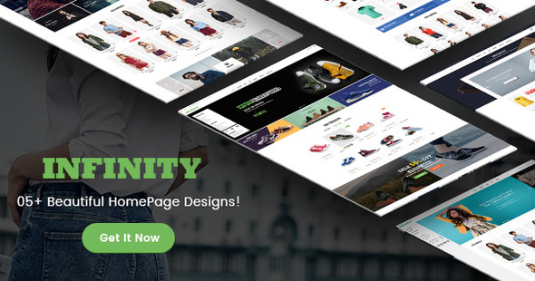 Product preview supplied for Infinity - Fashion/Sport eCommerce PSD Template