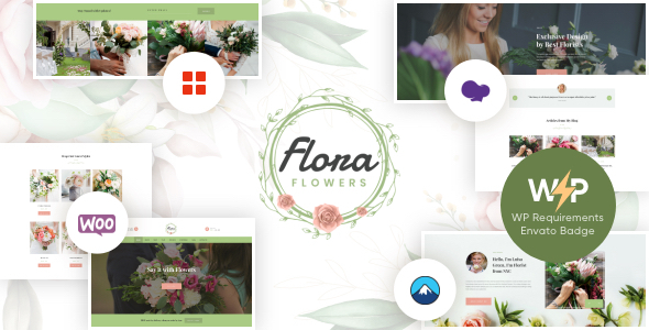 Flowers Boutique - Florist & Flower Store WordPress Theme