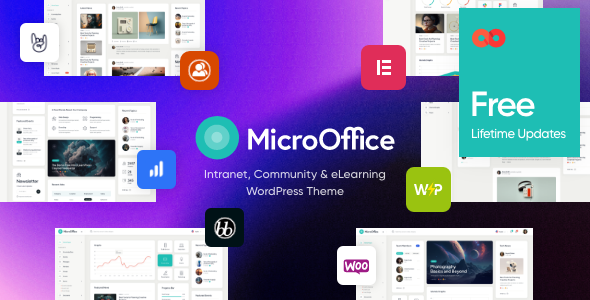 Preview image for Micro Office | Extranet & Intranet WordPress Theme