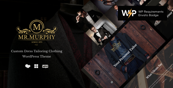 Mr. Murphy - Dress Making & Tailor WordPress Theme