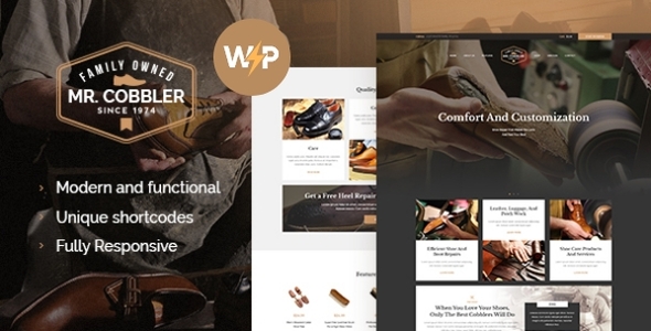 Mr. Cobbler | Shoe & Footwear Repairing WordPress Theme