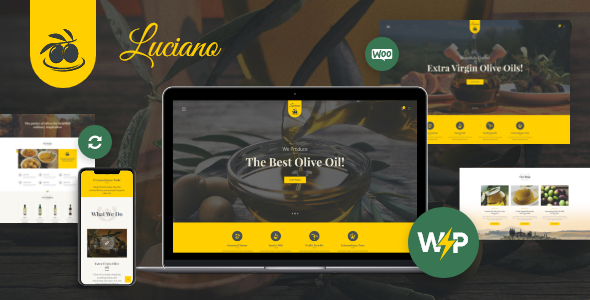 OliveOil - Oil Farm & Vinegars WordPress Theme + Online Store product preview