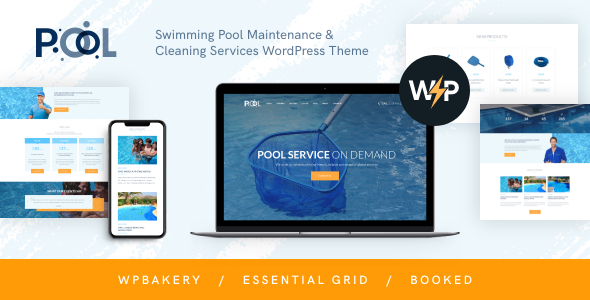 PoolServices - Swimming Pool Maintenance WordPress Theme