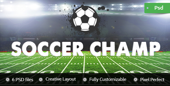 Football Champ Psd Template