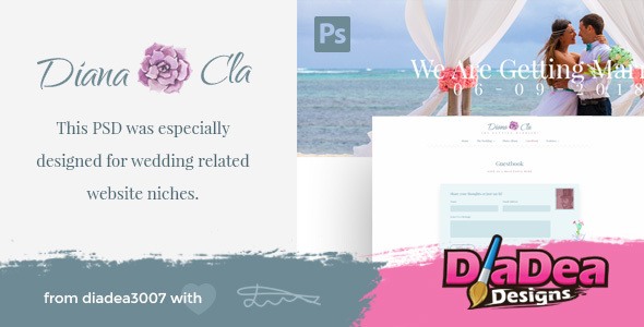 Special Day - Wedding & Ceremony PSD Template
