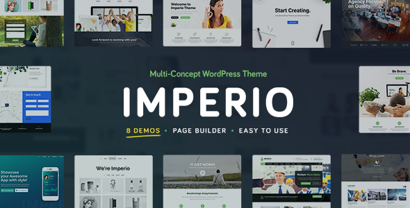 Preview image for Imperio - Business, E-Commerce, Portfolio & Photography WordPress Theme