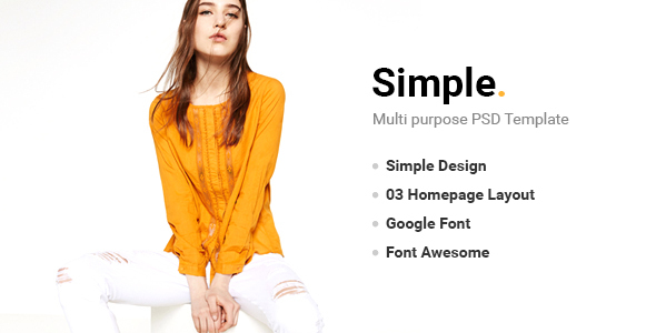 Preview image for Simple - PSD Template