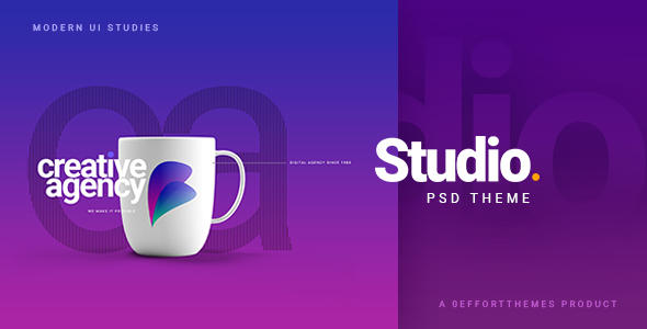 STUDIO | A Creative Agency Multipurpose PSD Template