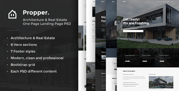 Propper - Architecture PSD Template