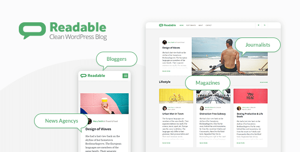 Readable — WordPress Blog Theme Focused on Readability