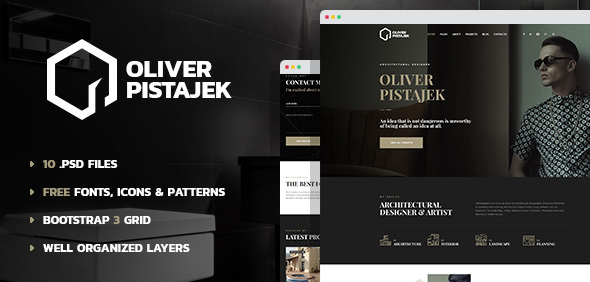 Architecture - Engineering and Design PSD Template