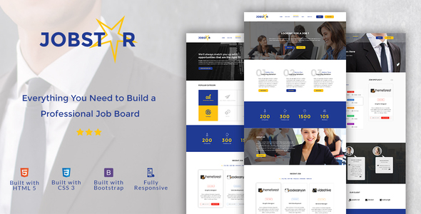 Jobstar - Job Board & Job Listing HTML Template