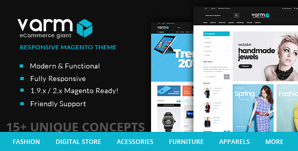 Varmo - Magento Multipurpose Responsive Theme product preview