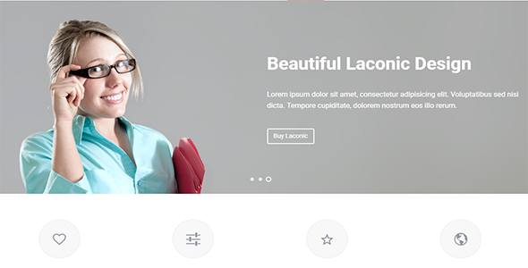 Laconic - Modern Business/Corporate WordPress Theme