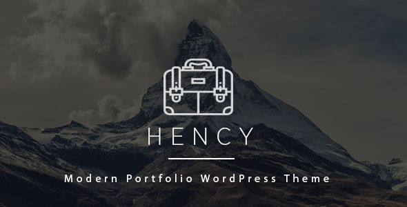 Hency - Photography and Portfolio WordPress Theme product preview