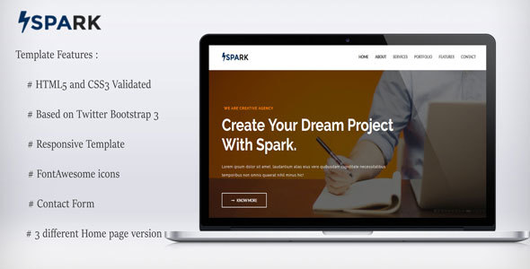 Preview image for Spark-Multipurpose Template