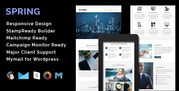 Preview image for SPRING - Multipurpose Responsive Email Template