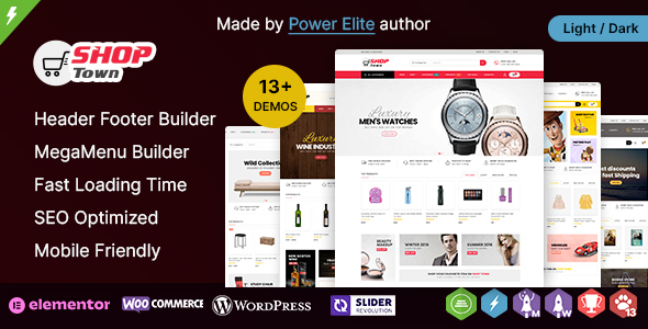 Preview image for ShopTown WP - Elementor Multi-purpose WooCommerce Theme