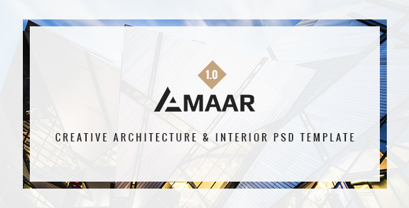 Amaar | Creative Architecture & Interior PSD Template