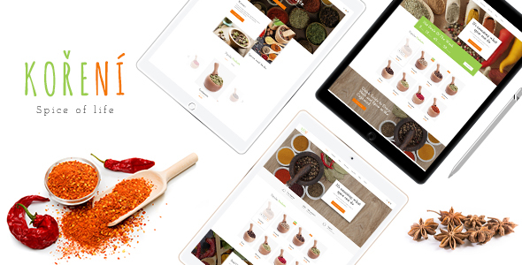 Leo Koreni - Condiment & Spices Food PrestaShop Theme