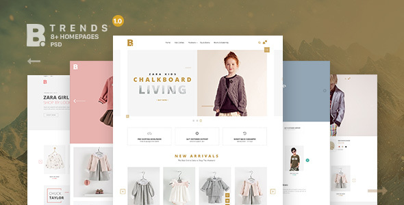 B - Trends Ecommerce Multipurpose PSD Template