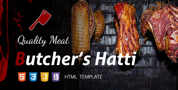 Butcher Hatti | Meat Shop HTML Template listing image