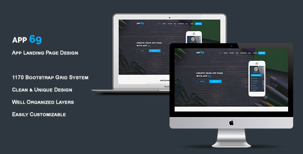 App 69 - App Landing Page listing image