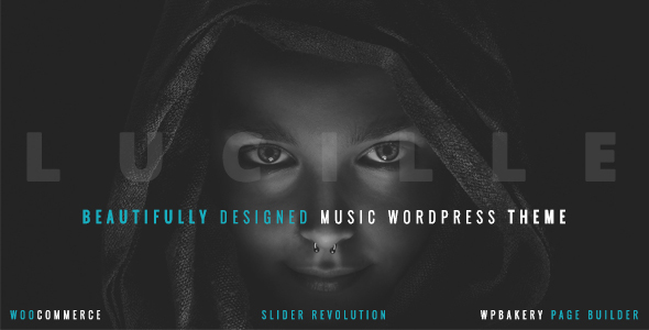 Lucille - Music WordPress Theme product preview