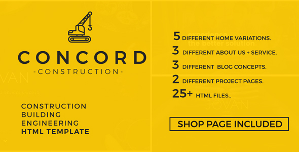 Concord - Construction and Building Website Template