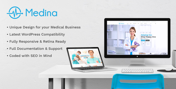 Preview image for Medina - Medical & Health HTML Template