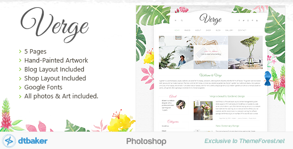 Verge Watercolor Shop Blog Photoshop