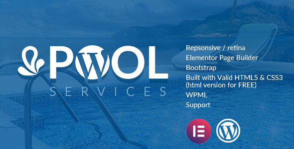 Preview image for Pool Services WordPress Theme + RTL