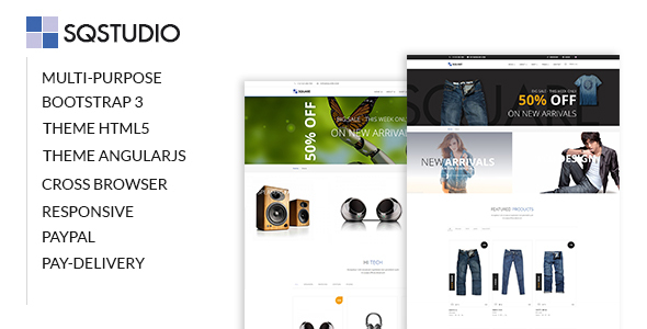 SQSTUDIO - Multipurpose Template product preview