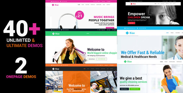 Rise - Responsive Multi-Purpose HTML Template