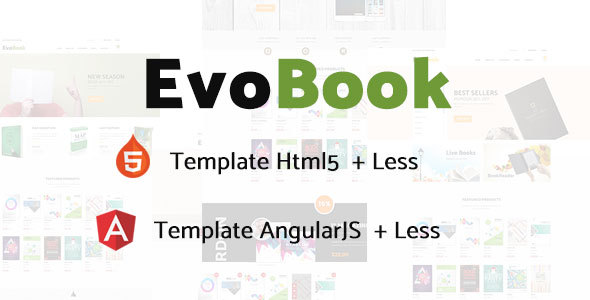 EvoBook Multi-Purpose Ecommerce Template product preview