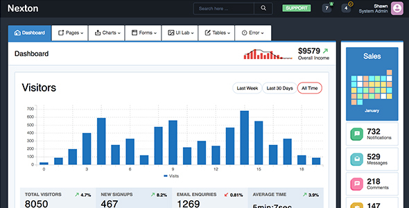 Nexton Admin Dashboard